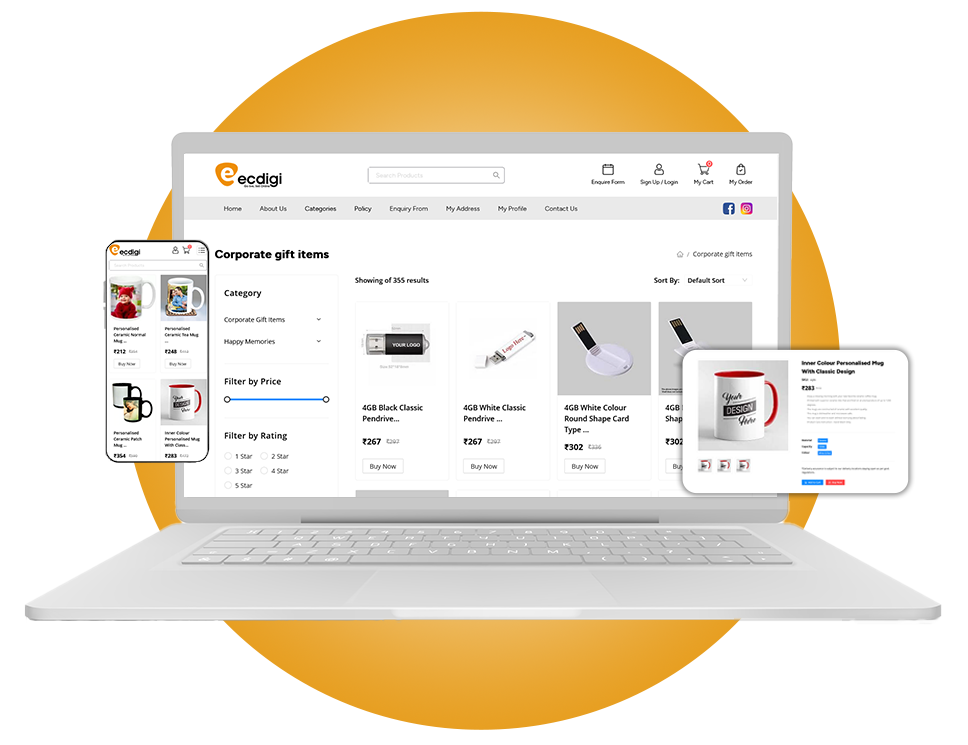 Online E-Commerce Store Builder